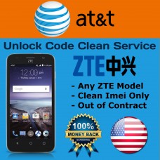 ZTE AT&T Factory Unlock Code Clean Service! ZTE AT&T Factory Unlock Code Clean Service!